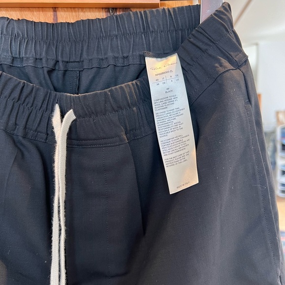 Rick Owens Pants - Rick Owens Drawstring Cropped Pants size 40